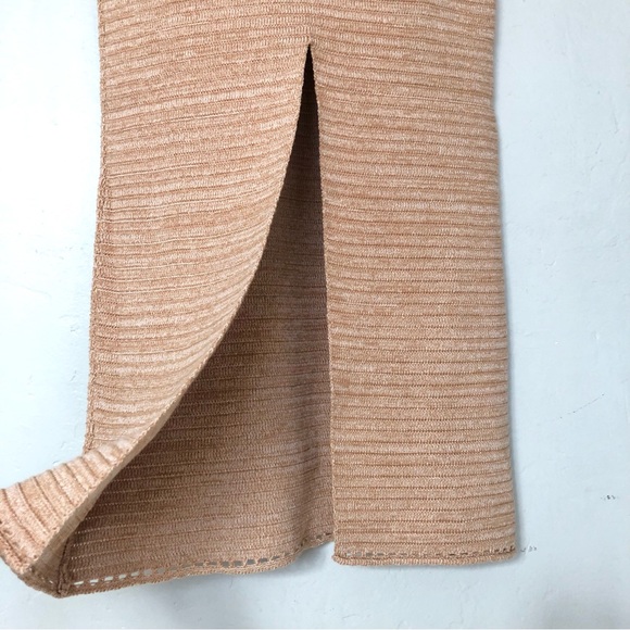 RONNY KOBO Darcy Open-Back Sleeveless Knit Maxi Dress in Lark/White - Picture 6 of 11